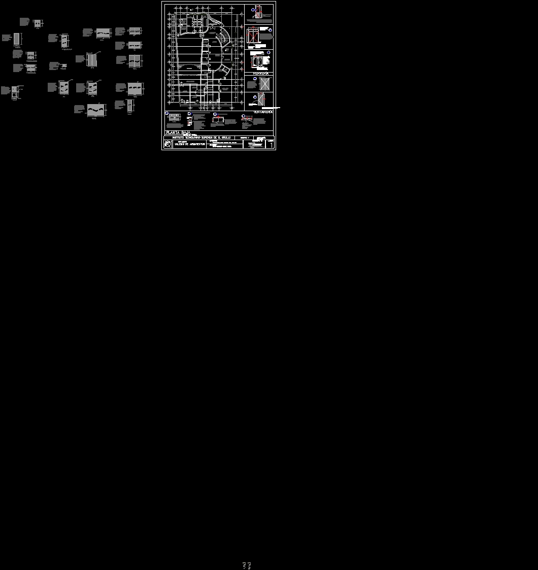 Various Doors And Windows, Anchorage, Installation, Closure, Bars DWG