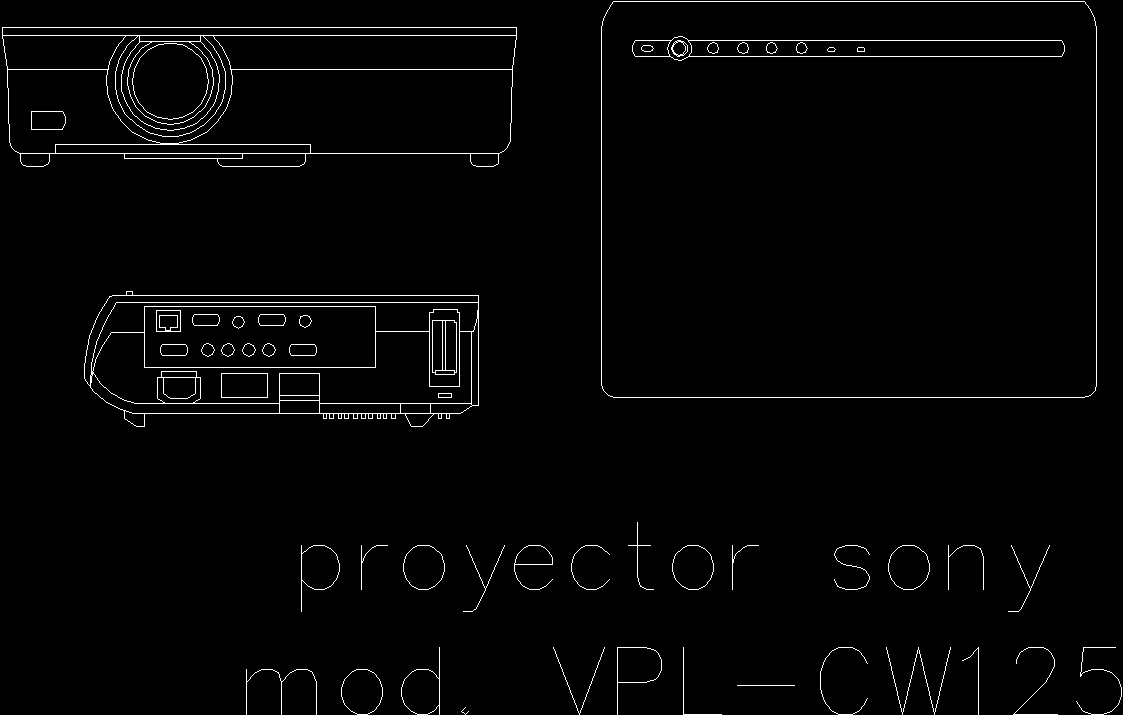 Video Projector DWG Full Project for AutoCAD • Designs CAD