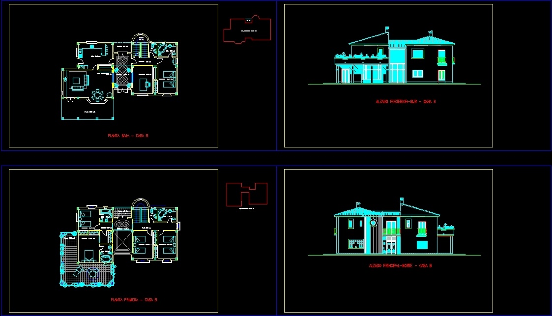 Villa Plans 2D DWG Plan for AutoCAD  Designs CAD