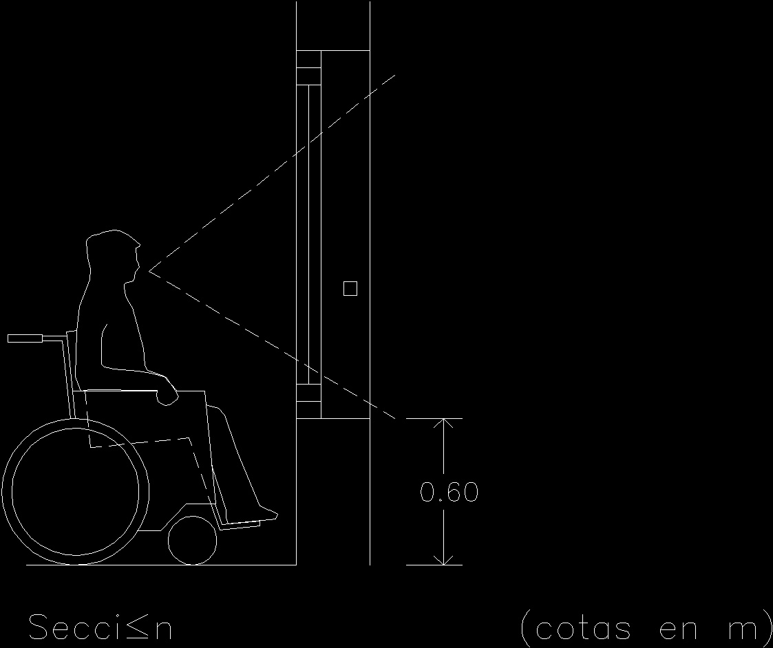 Wheelchair Symbol Cad Block