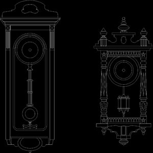 Wall Clocks DWG Block for AutoCAD | Designs CAD