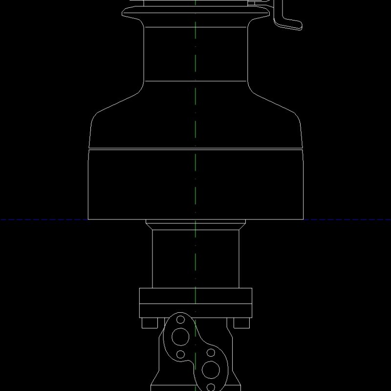 Winch DWG Block for AutoCAD • Designs CAD