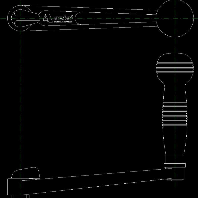 Winch DWG Block for AutoCAD • Designs CAD