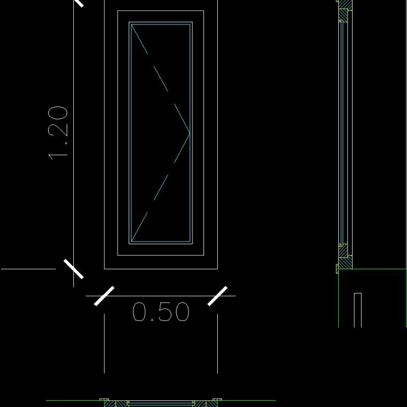 Window DWG Plan for AutoCAD • Designs CAD