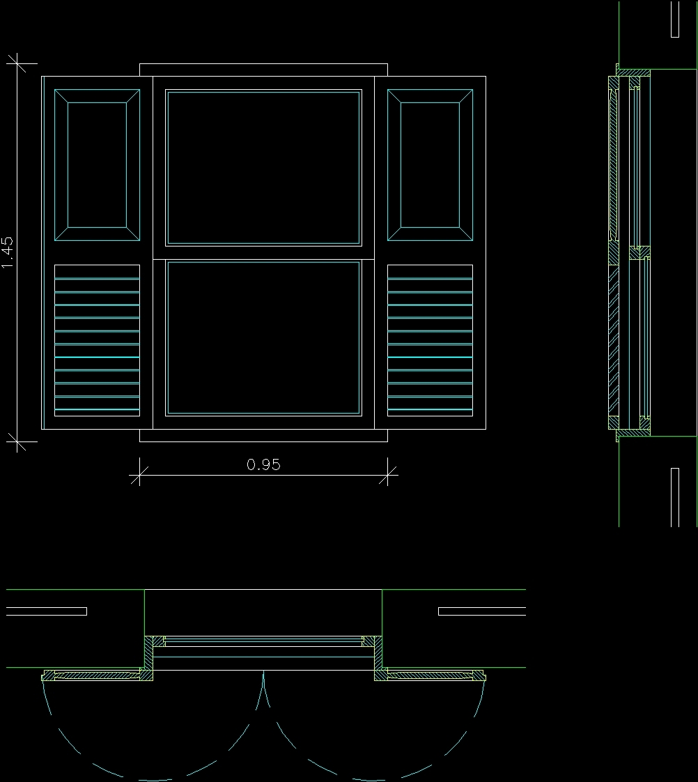 Window Dwg Plan For Autocad Designs Cad