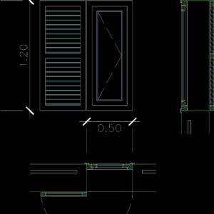 Window DWG Plan for AutoCAD | Designs CAD
