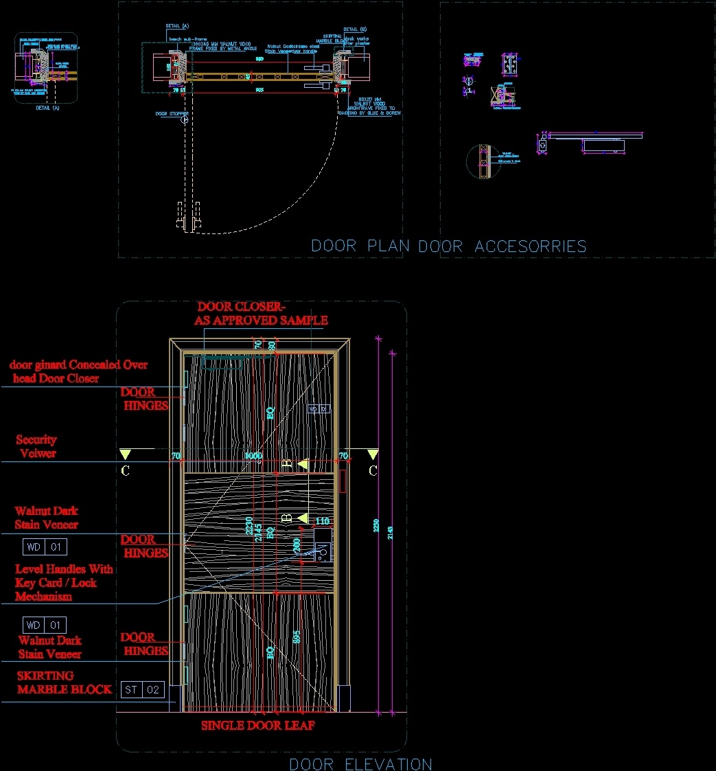 Wooden Door Design DWG  Detail for AutoCAD  Designs  CAD