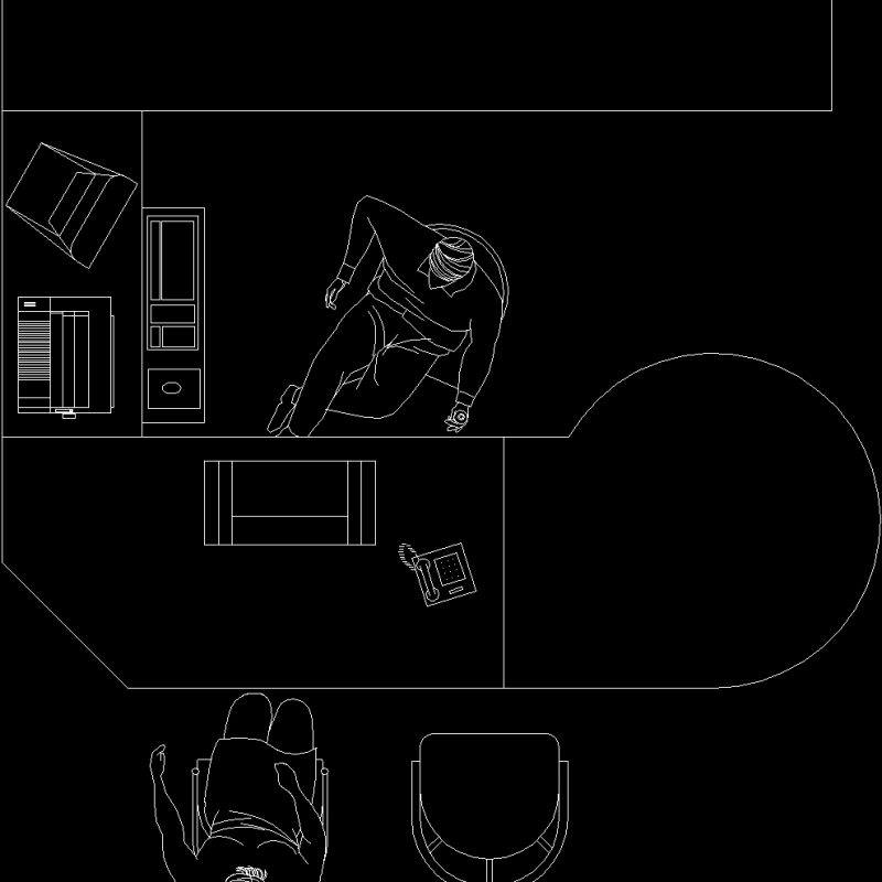 Writing-Desk DWG Block for AutoCAD • Designs CAD