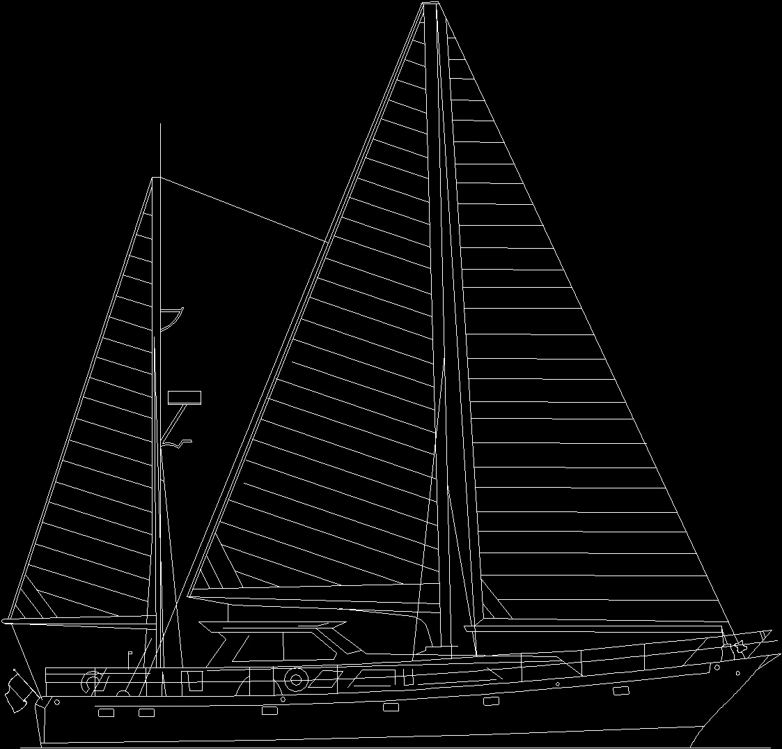 autocad yacht design