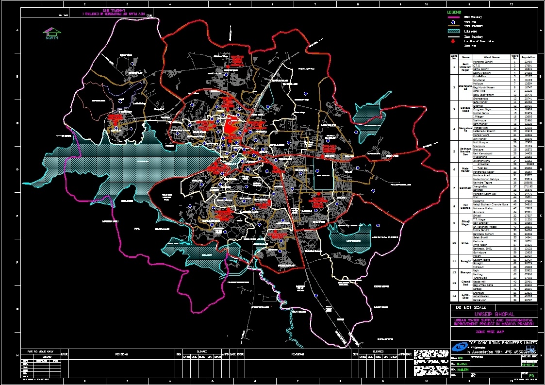 Zone Map For Bhopal DWG Block for AutoCAD • Designs CAD