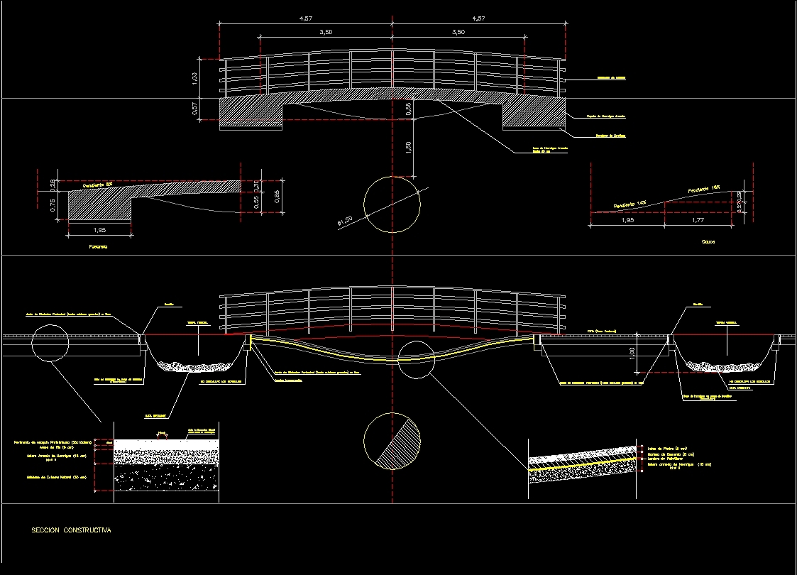 Aermd Concrete Bridge With Wooden Handrails DWG Block For AutoCAD aermd-concrete-bridge-with-wooden-handrails-dwg-block-for-autocad