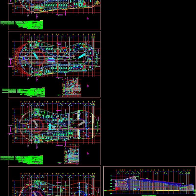 Commercial Complex DWG Block for AutoCAD • Designs CAD