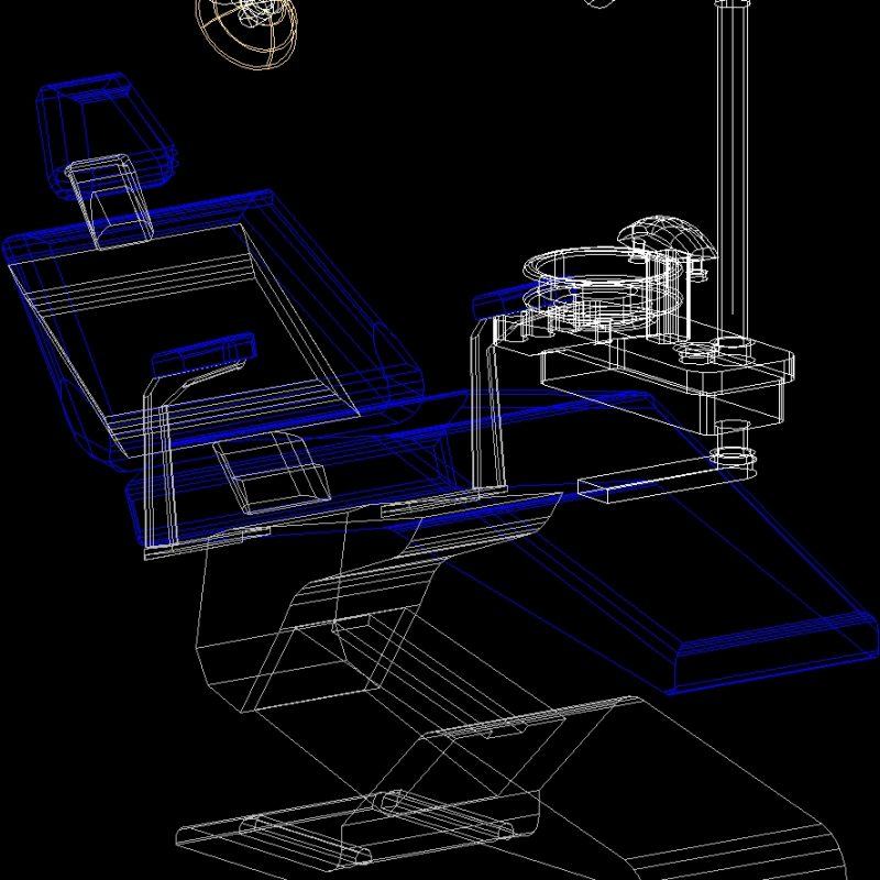 Dental Chair 3D DWG Model for AutoCAD • Designs CAD