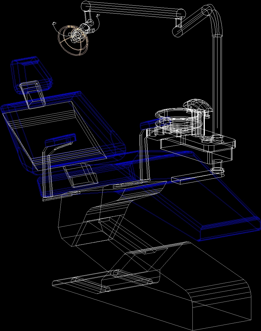 Dental Chair 3d Dwg Model For Autocad • Designs Cad