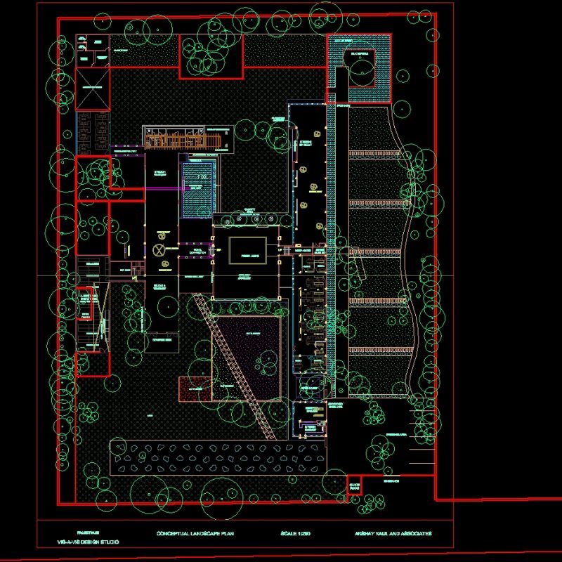 Farmhouse Landscaping DWG Block for AutoCAD • Designs CAD