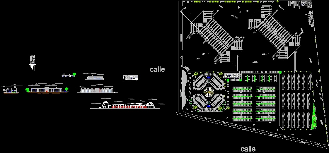  Food  Market DWG  Block for AutoCAD Designs CAD