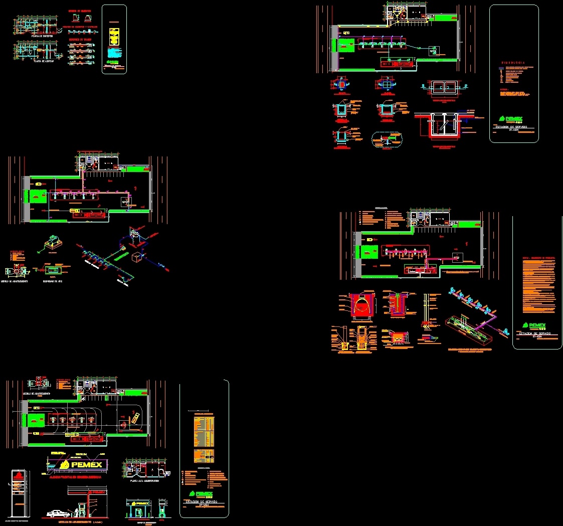 GasolinerÍA DWG Full Project for AutoCAD • Designs CAD