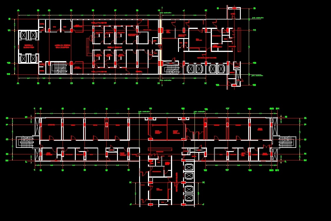 Hospital Layout Cad Block - Image to u