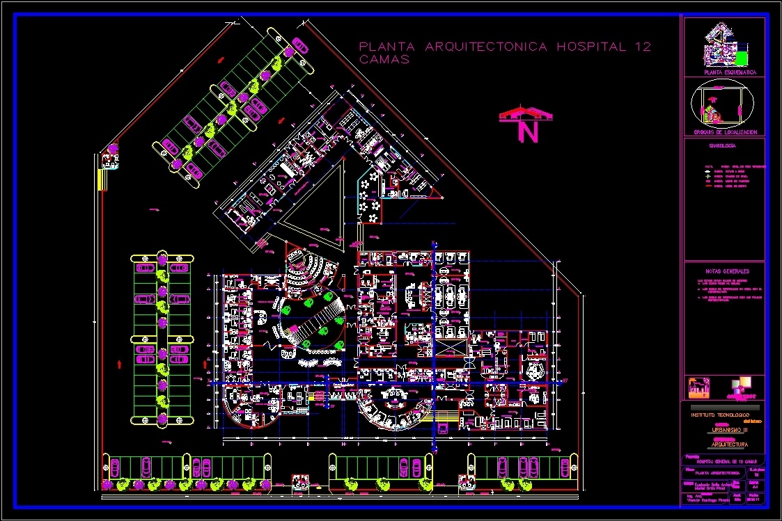 Hospital Project DWG AutoCAD Drawing