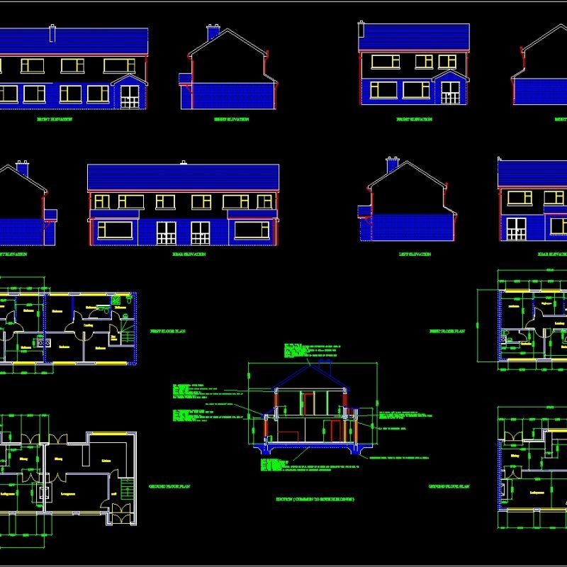 House DWG Block for AutoCAD • Designs CAD