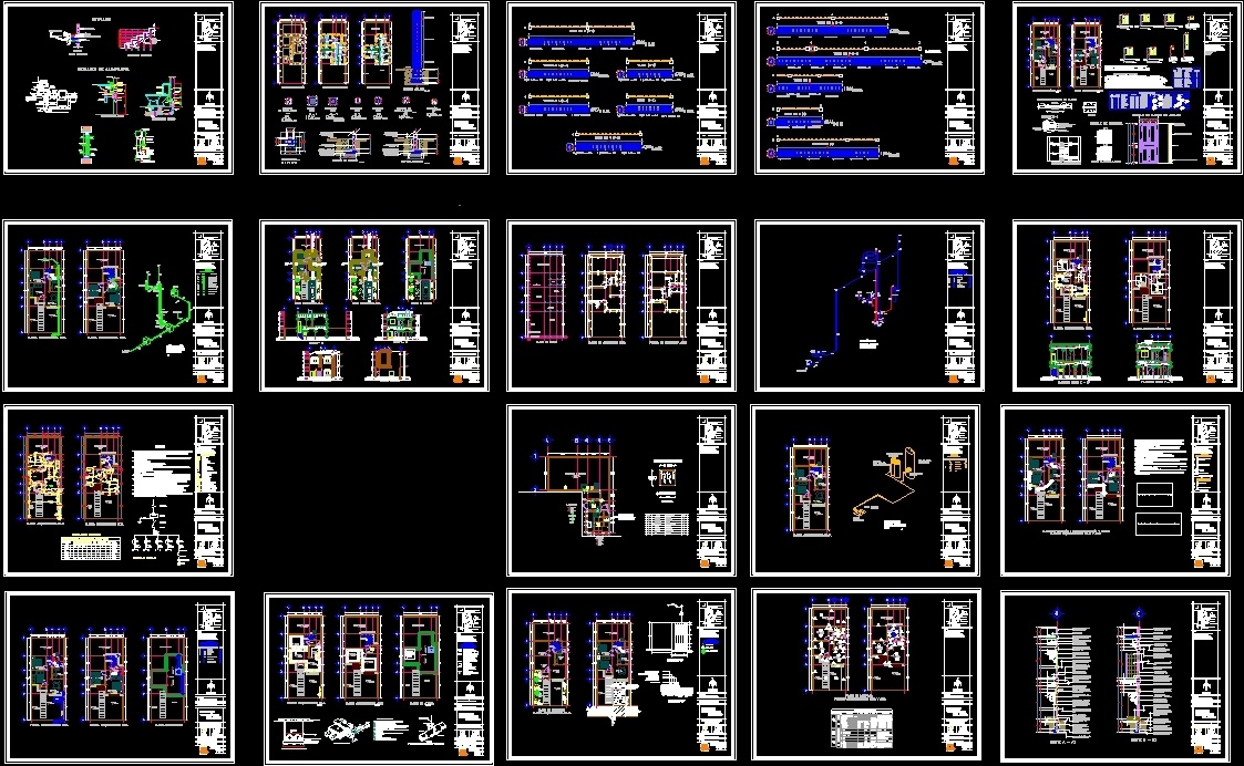 Housing DWG Section for AutoCAD • Designs CAD