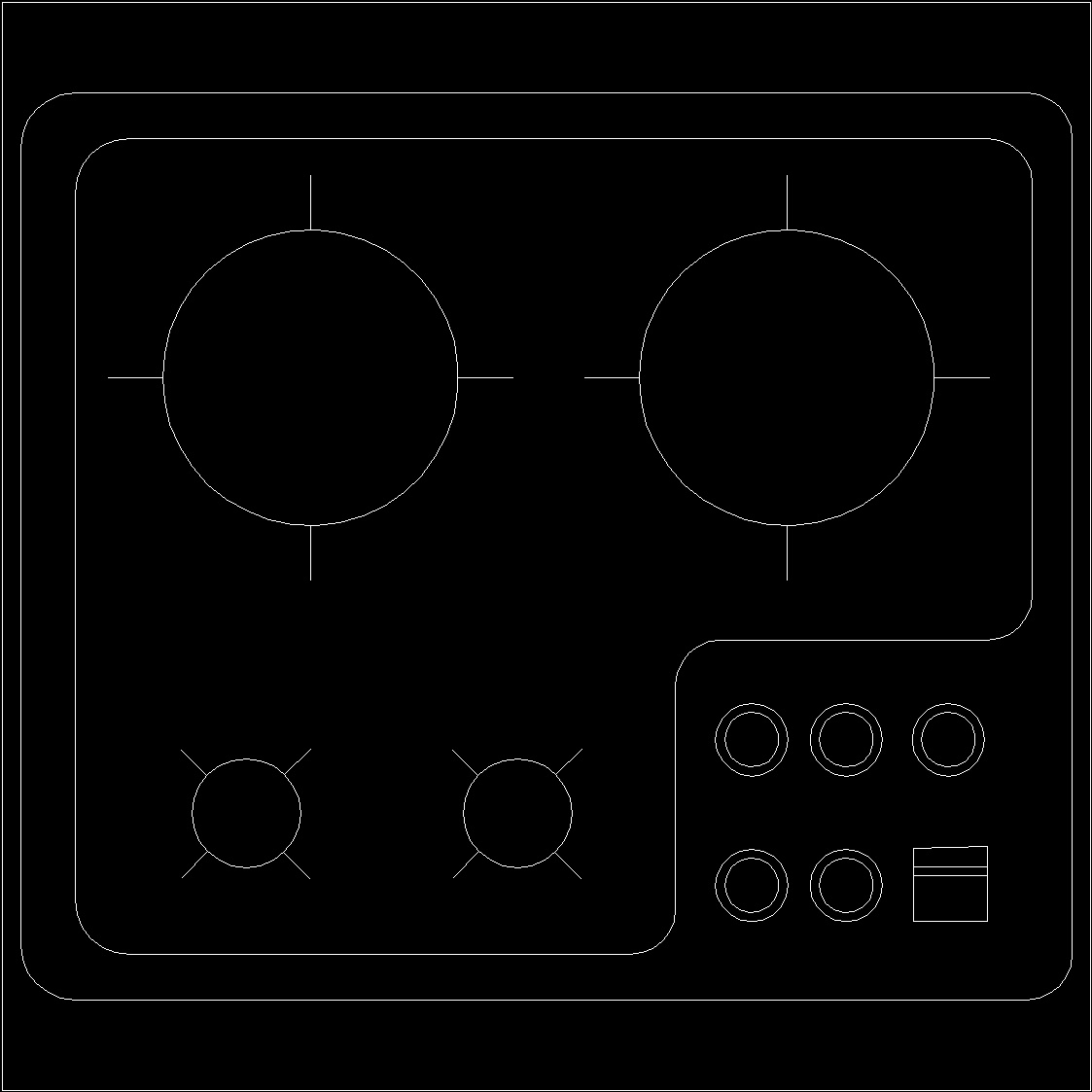 Kitchens 2d Dwg Model For Autocad • Designs Cad 4428