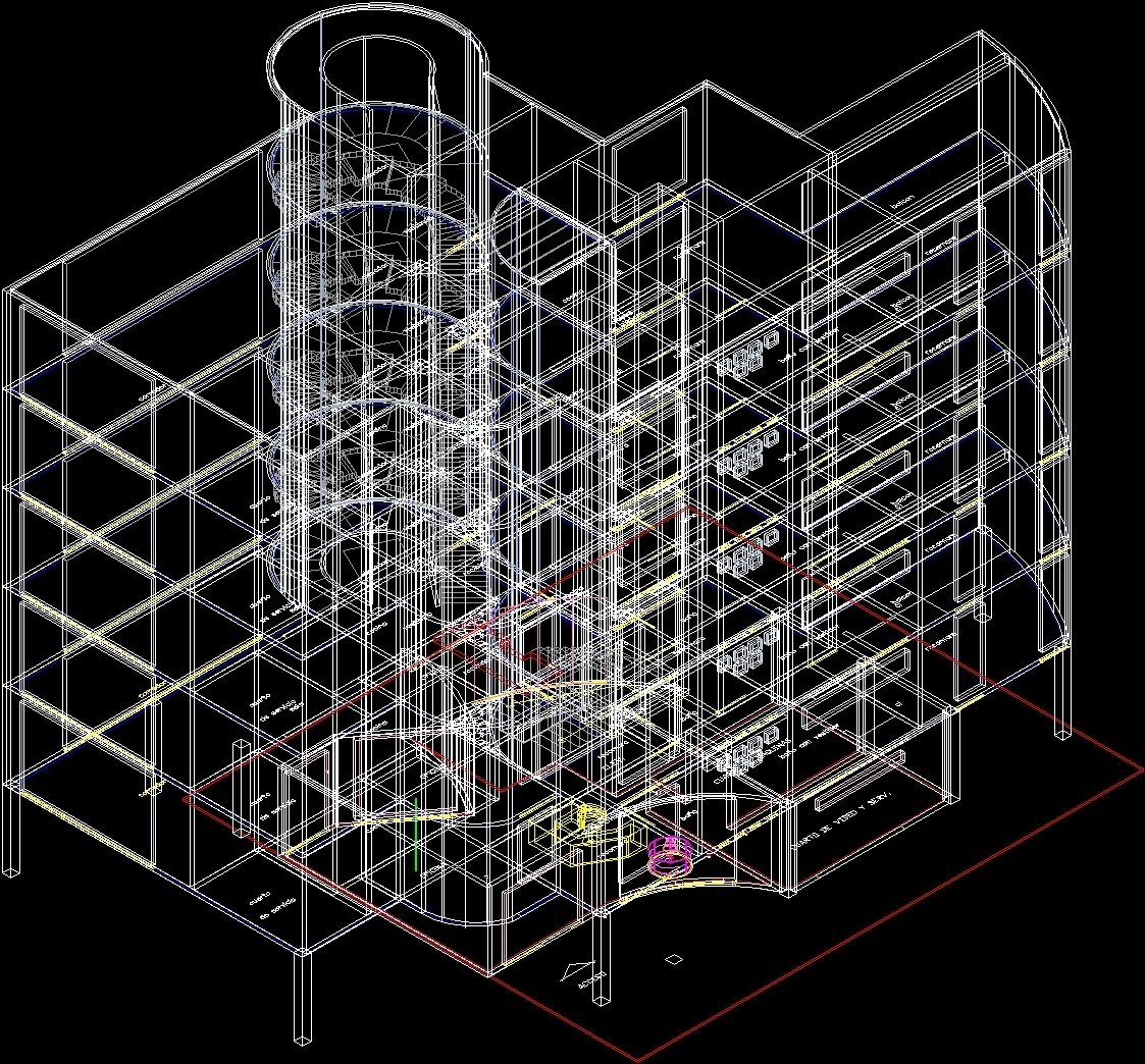 Luxury Apartments 3D DWG Model for AutoCAD • Designs CAD