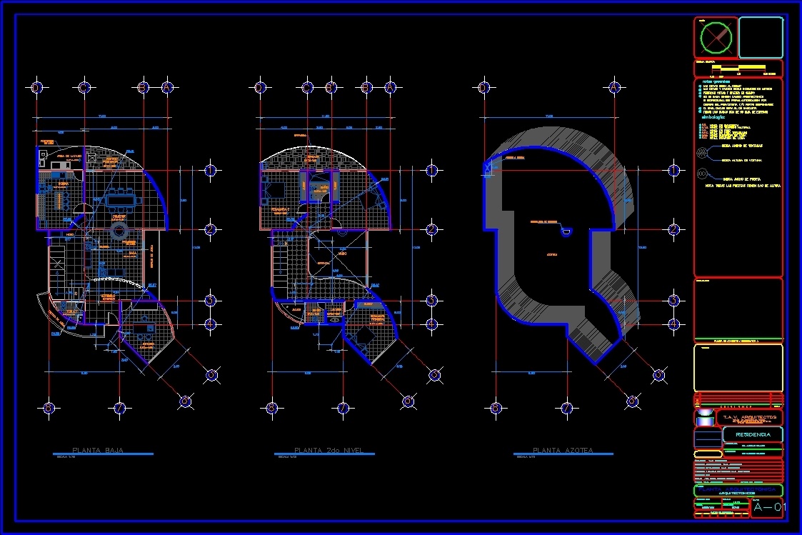 Residential House DWG Plan for AutoCAD • Designs CAD