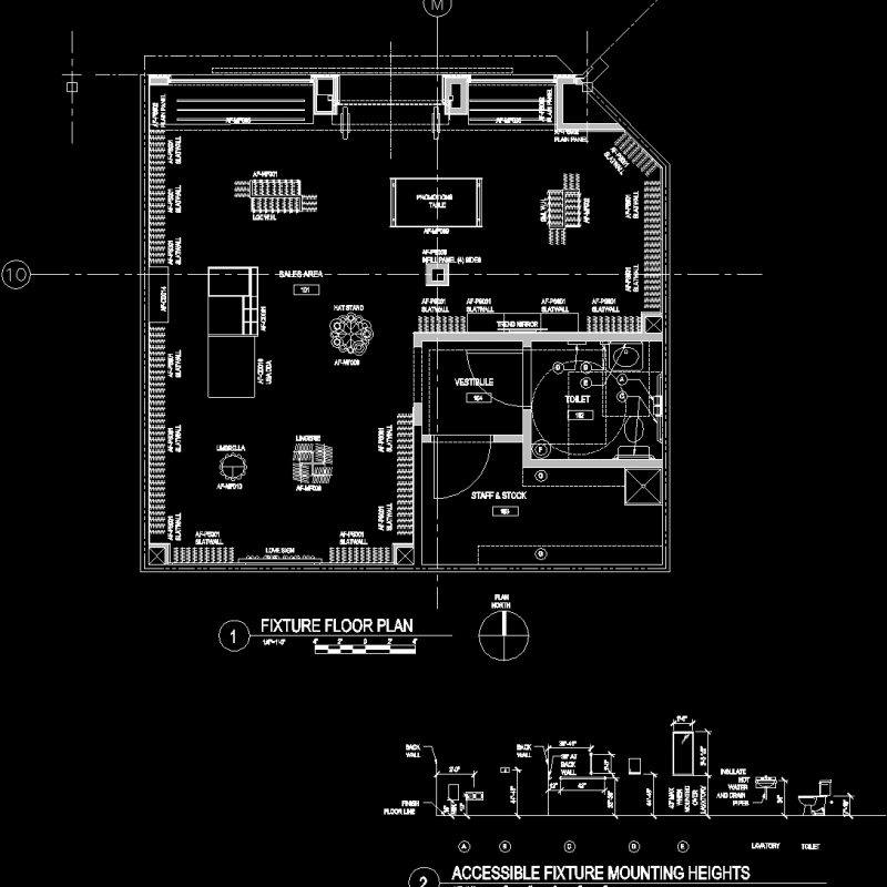 Store Design Dwg Plan For Autocad • Designs Cad