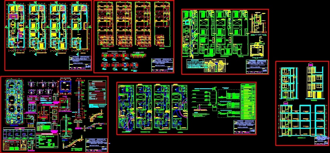 Unifamily Housing DWG Section for AutoCAD • Designs CAD