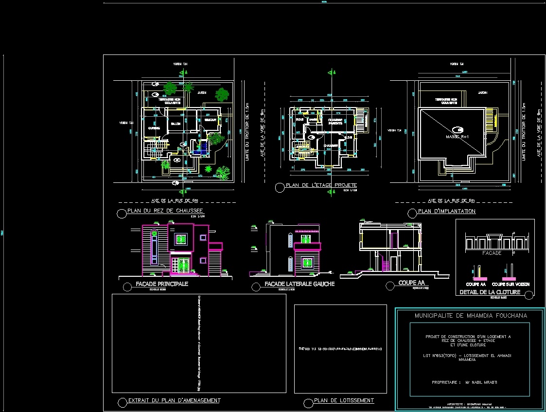 Villa B DWG Block for AutoCAD  Designs CAD