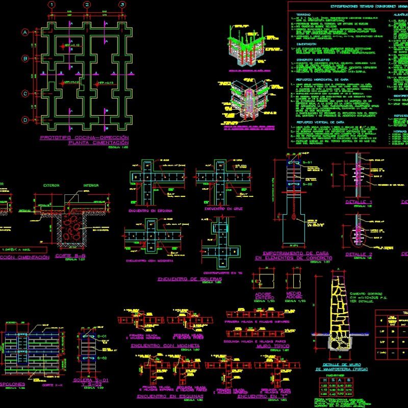 Adobe Construction DWG Detail for AutoCAD • Designs CAD