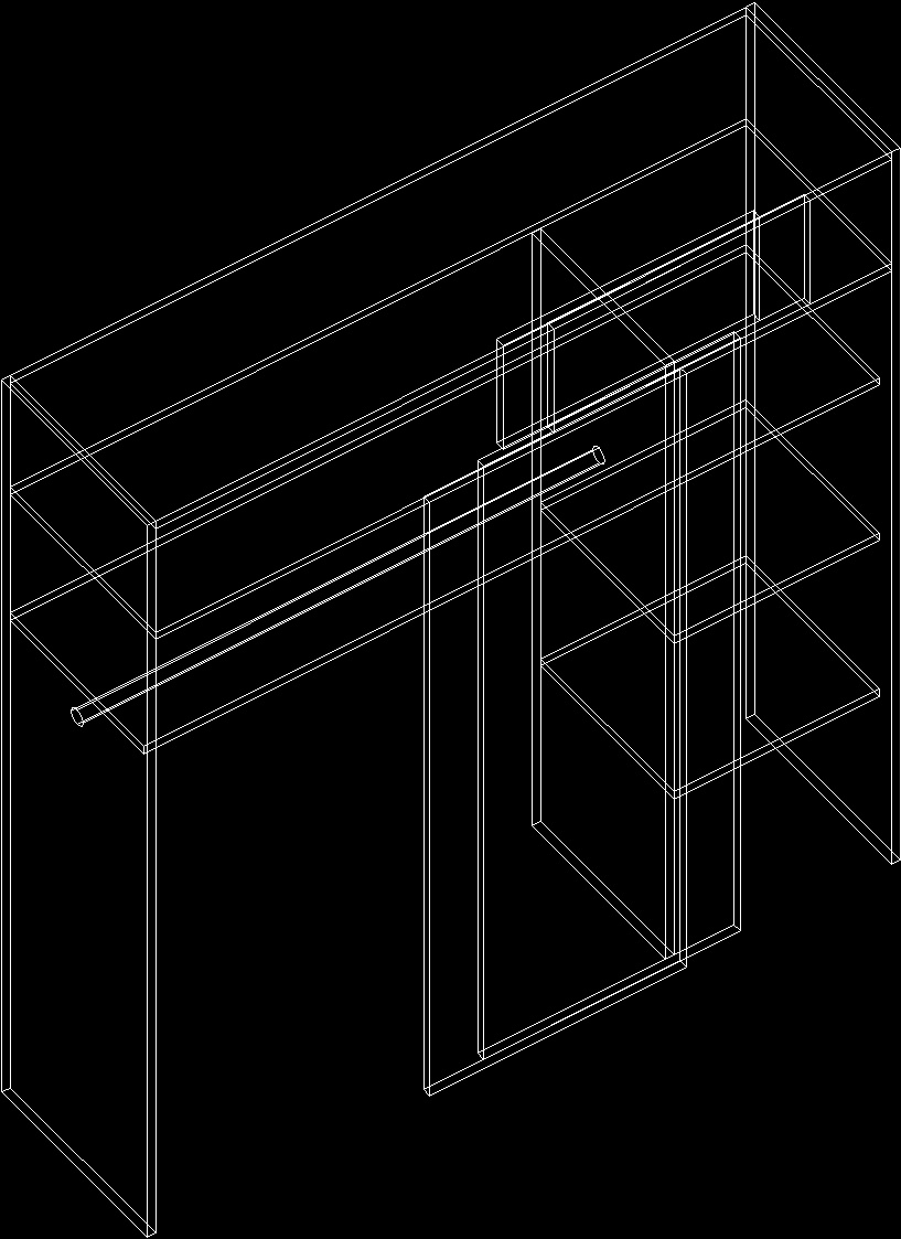 Closet 3D DWG Model for AutoCAD • Designs CAD