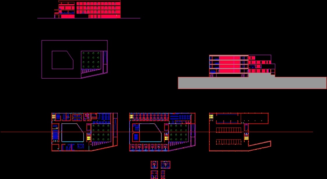 Hostel For Students Dwg Block For Autocad • Designs Cad