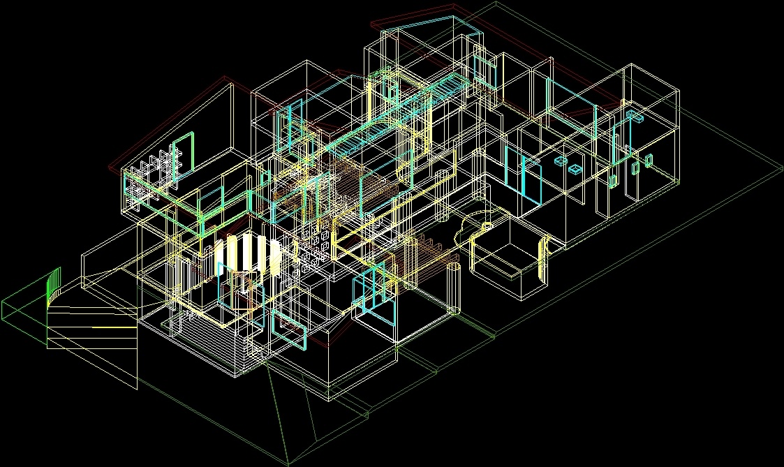 House 3D DWG Model for AutoCAD • Designs CAD