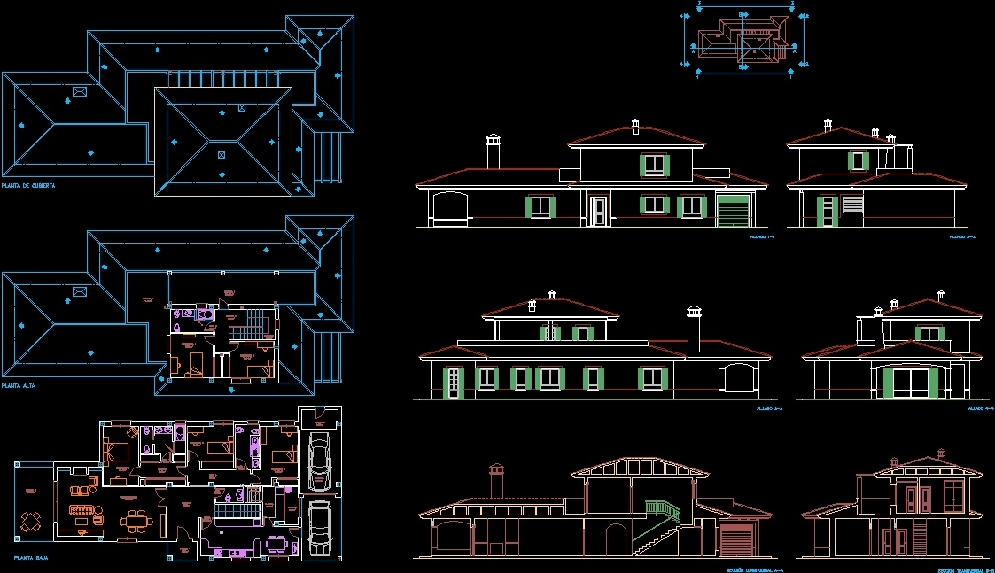 House DWG Section for AutoCAD • Designs CAD