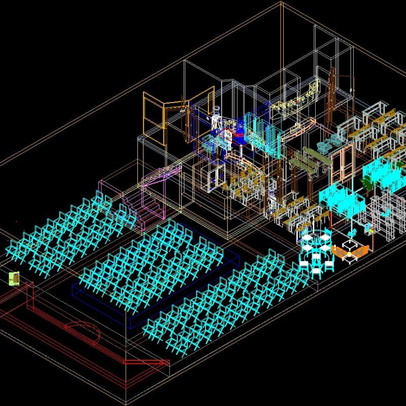 House Of Prayer 3D DWG Model for AutoCAD • Designs CAD