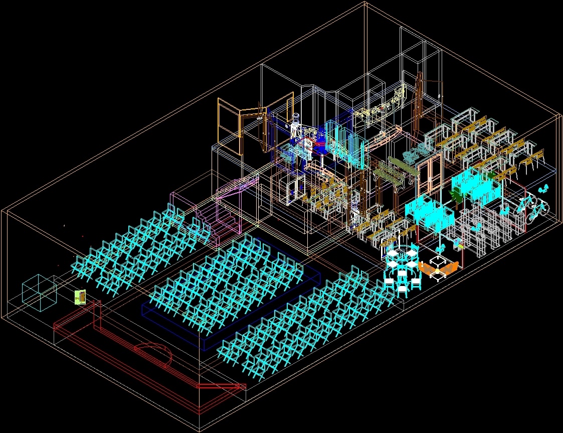 House Of Prayer 3D DWG Model for AutoCAD • Designs CAD