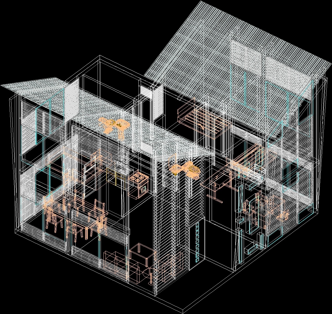 Houses DWG Block for AutoCAD • Designs CAD