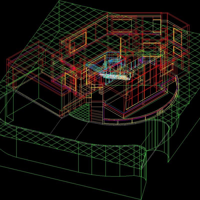 Modern House 3D DWG Full Project for AutoCAD • Designs CAD