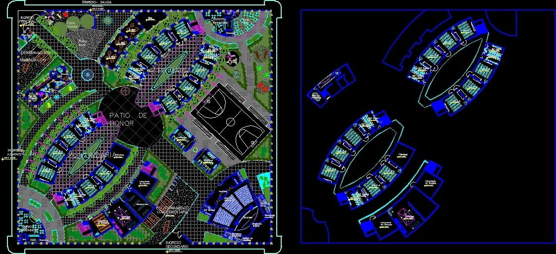Unity College Neighborhood DWG Full Project for AutoCAD • Designs CAD