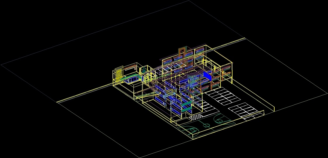 University 3D DWG Model for AutoCAD • Designs CAD