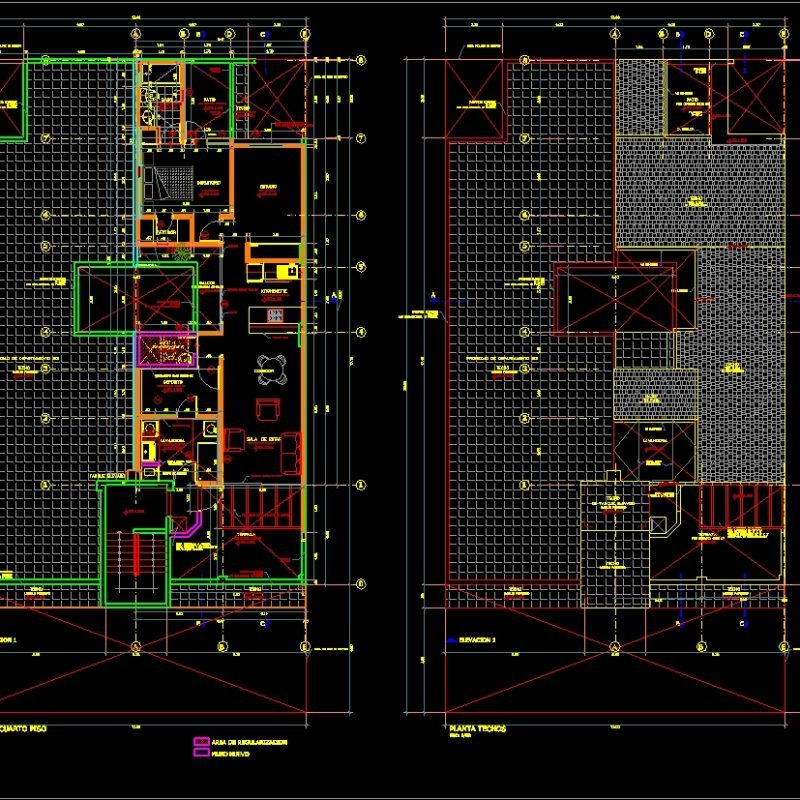 Drywall Housing DWG Detail for AutoCAD • Designs CAD