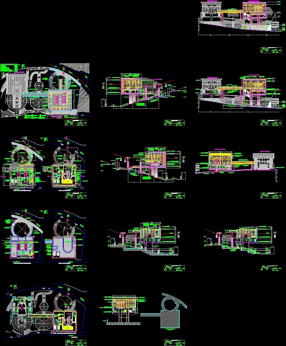 Tourist Metrocable - Park Arvi - Medellin DWG Block for AutoCAD