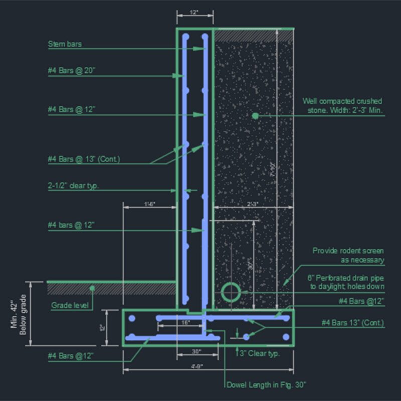 Retaining wall
