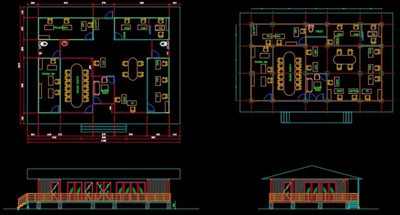 Container 20 Feet DWG Detail For AutoCAD