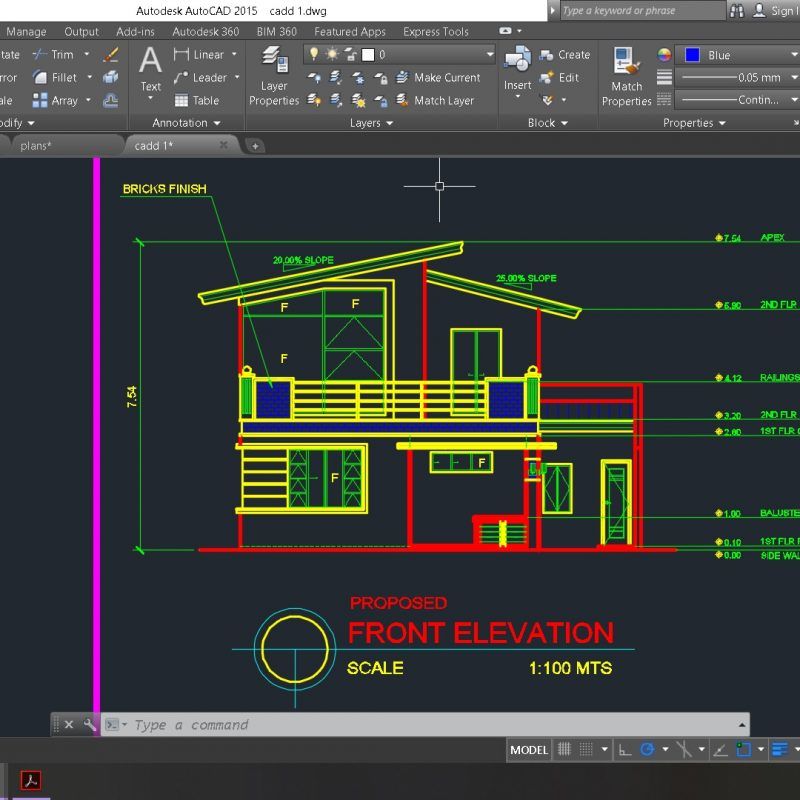 Two Storey Residential • Designs CAD