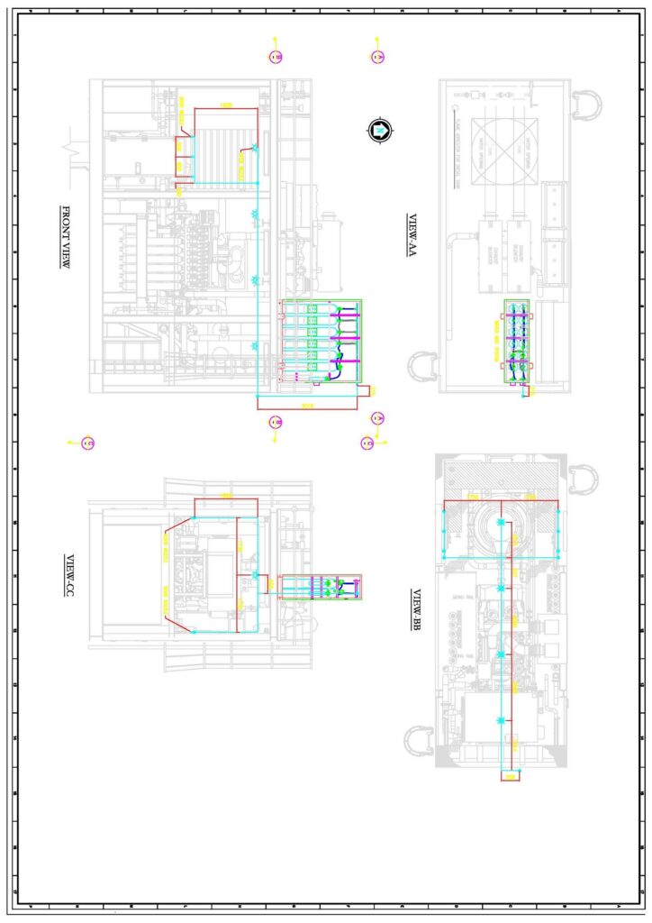 Inergen, Novec and Water Mist Cylinder Skid & Compressor Protection Design
