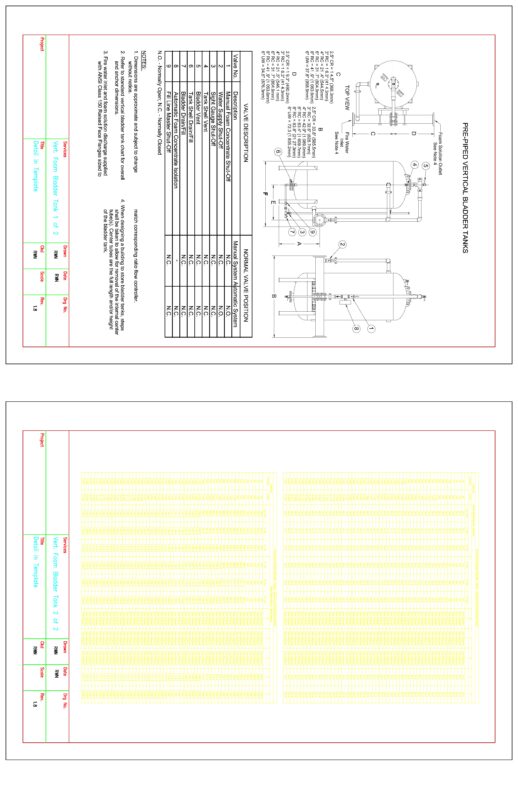 AFFF Bladder Tank – Vertical Standard and Pre-Piped Tanks Includes a 3D AFFF Tank.