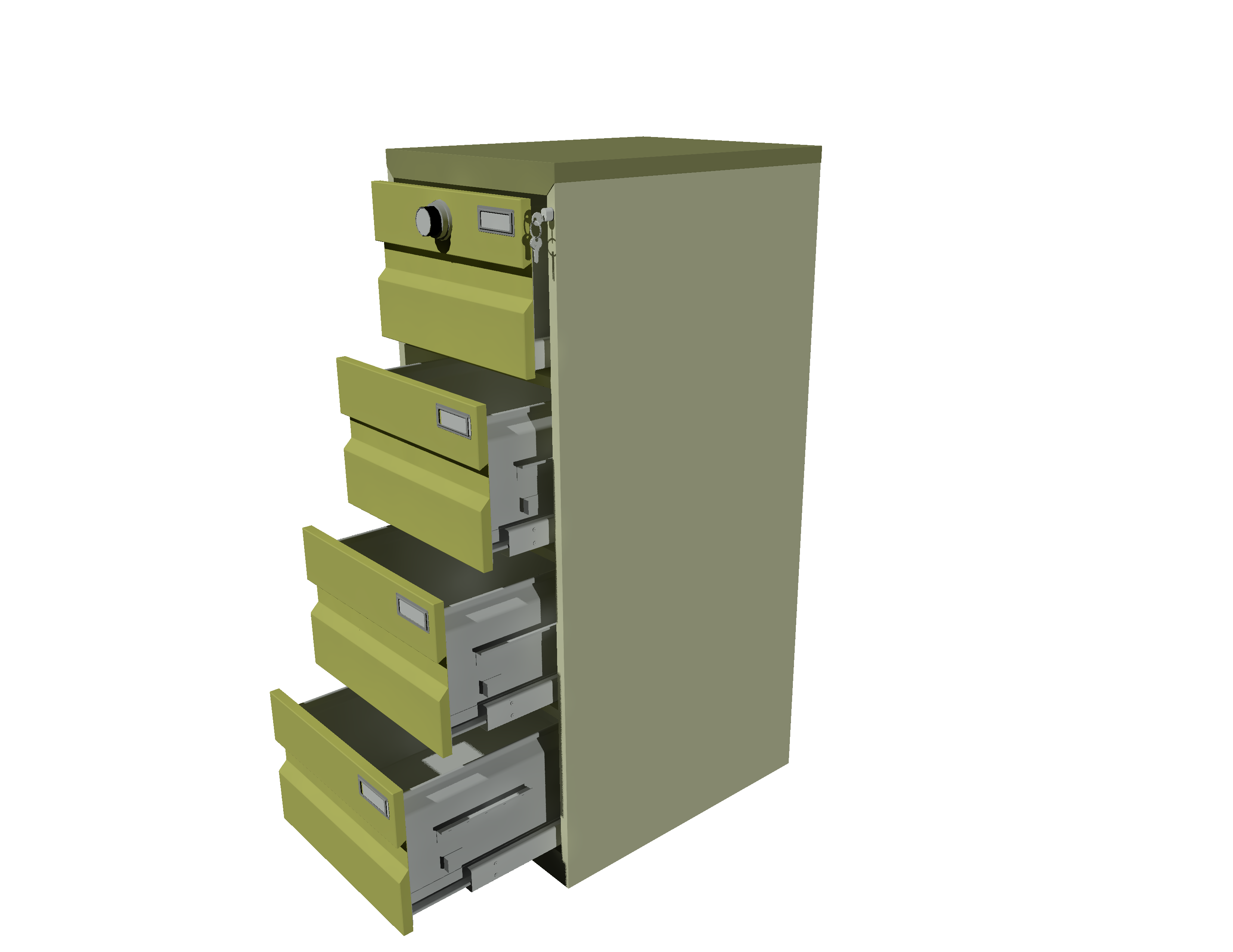 Locker File Cabinet Unit Temp0009 